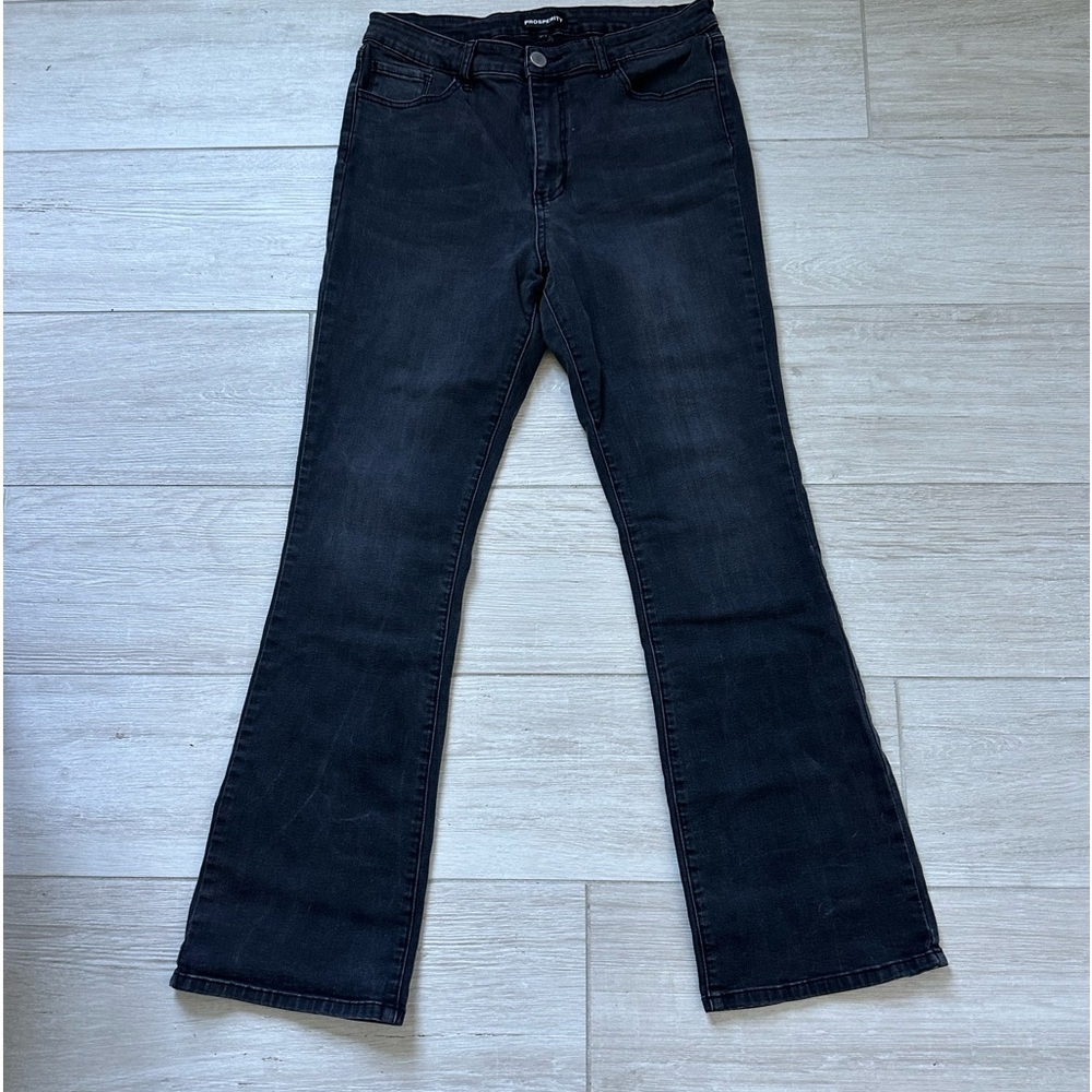 Prosperity black boot cut jeans
